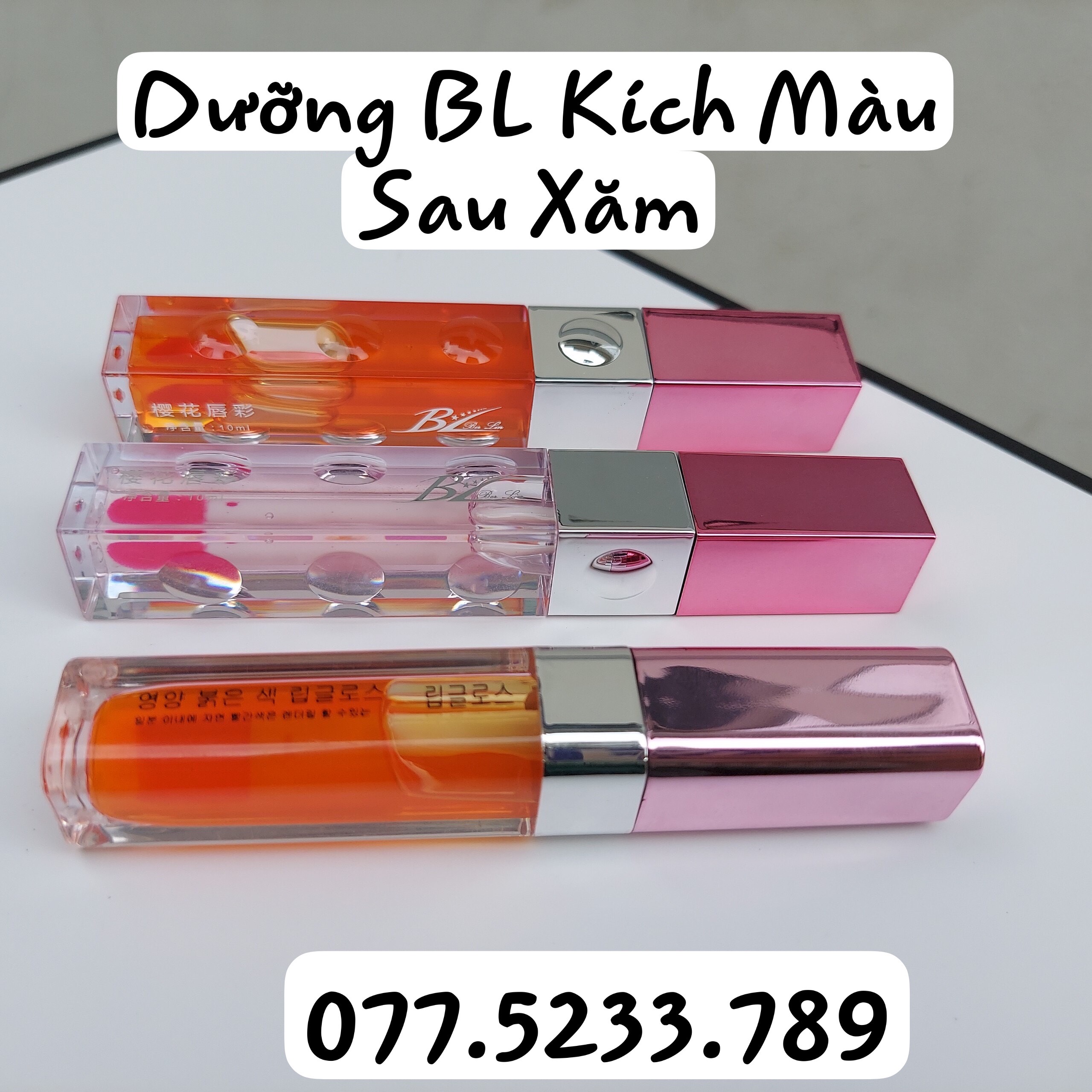 Dưỡng kích màu môi BL _dụng cụ phun xăm