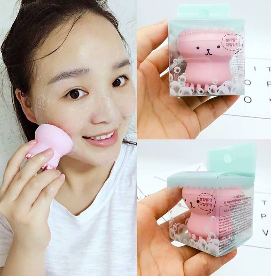 2-Headed Octopus Massage Facial Cleansing Brush