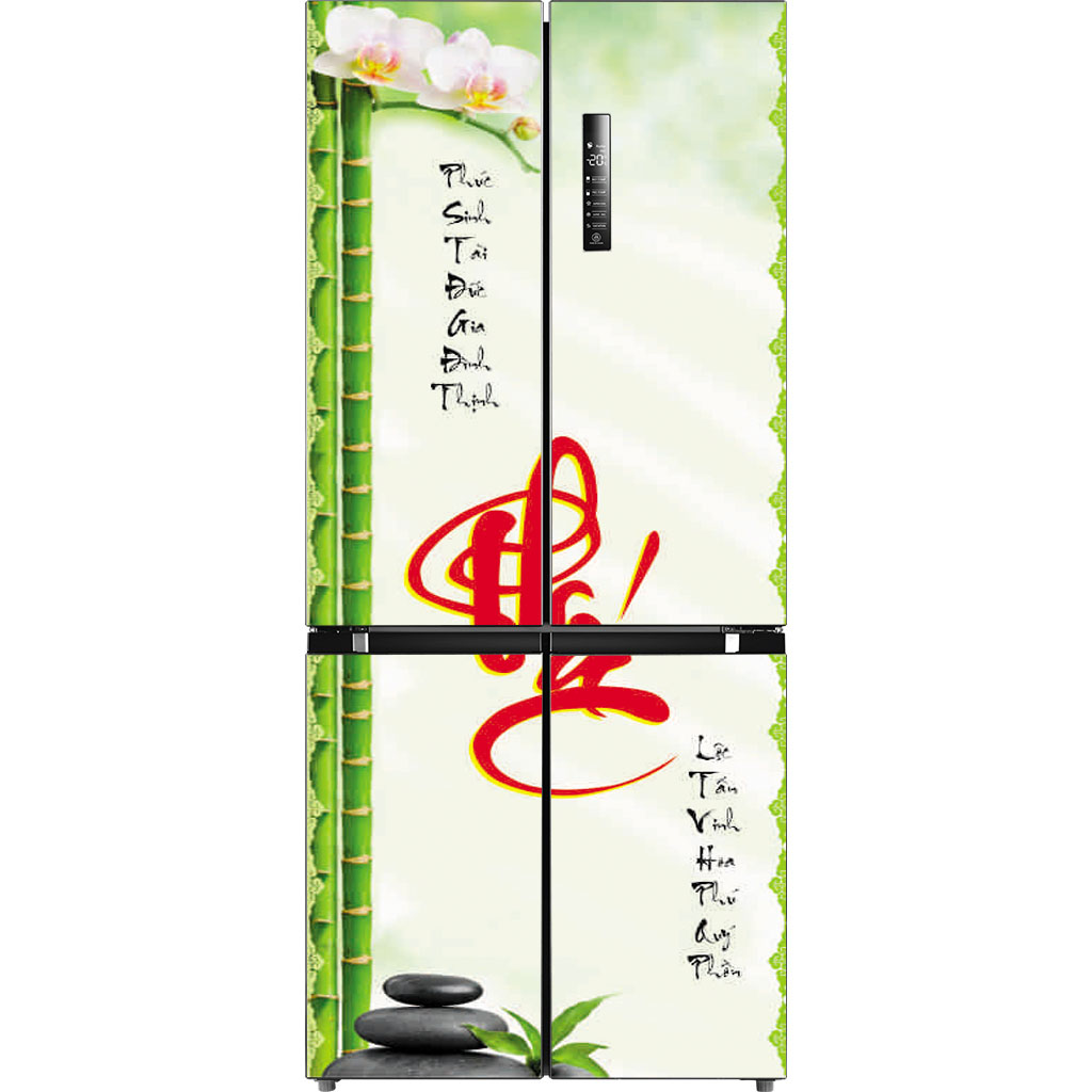 [HCM]Decal dán tủ lạnh - Mẫu Chữ Phúc - Chất liệu cao cấp