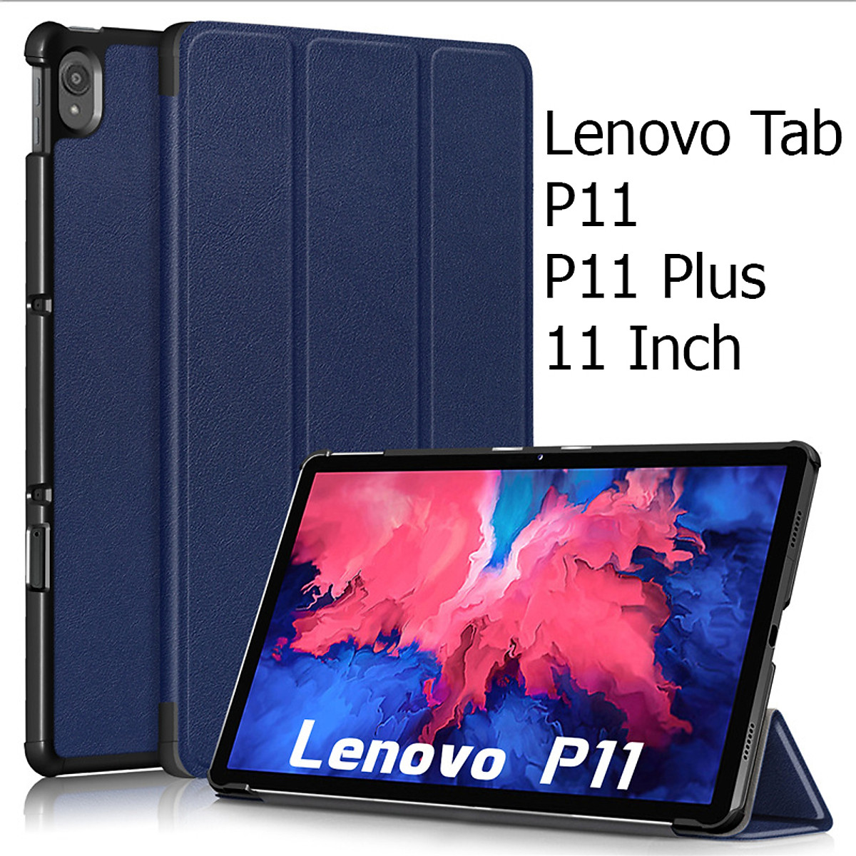 BH 1 đổi 1] Bao Da Máy Tính Bảng Lenovo Tab P11 / P11 Plus 11 Inch TB-J606  / TB-J607 Hỗ Trợ Smart Cover 