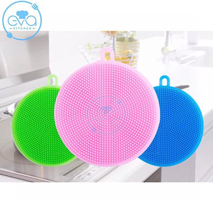 [HCM]Combo 3 Miếng Rửa Chén Silicon Đa Năng