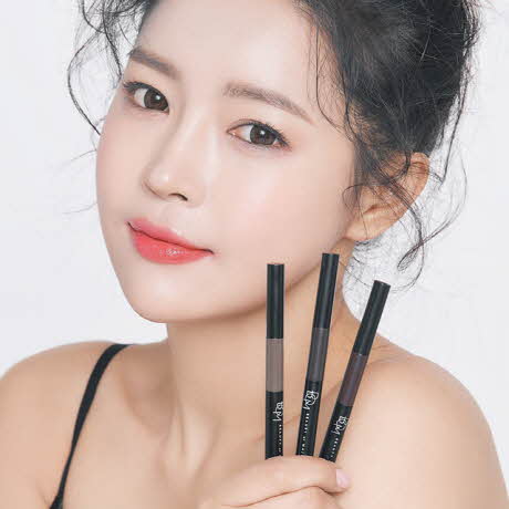 Chì Kẻ Mày BOM 3 In 1 Triple Edge Eye Brow 0.2g
