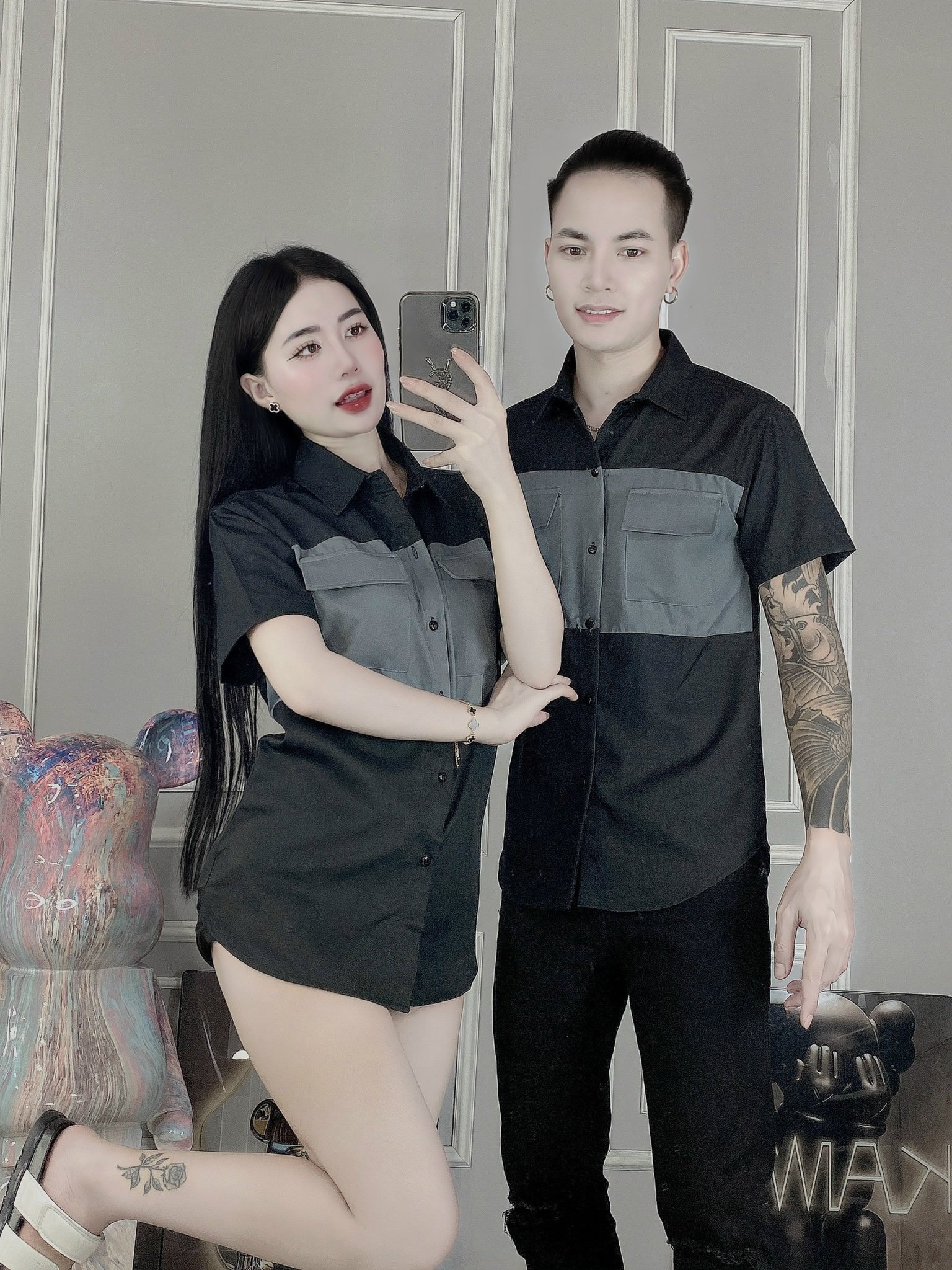 ÁO SƠ MI NAM  CHẤT LỤA MÁT MỊN