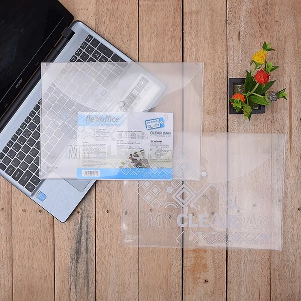 XẤP 10 Bìa nút F4 Flexoffice có in FO-CBF04