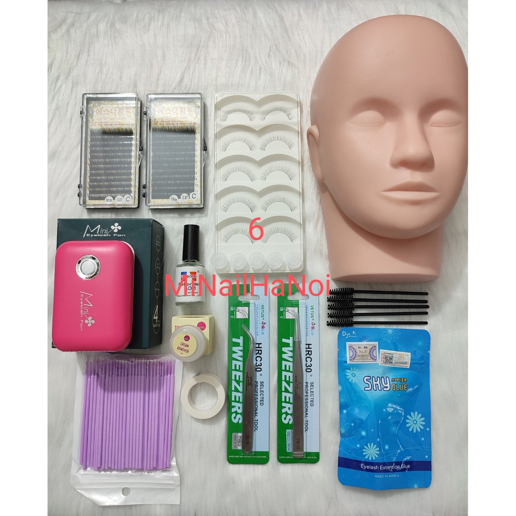 Combo đồ nối mi dụng cụ học nối mi cơ bản.( Đầy đủ sản phẩm nhưu hình ảnh )
