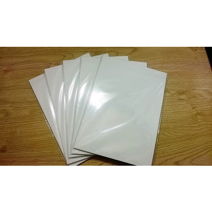 Giấy In Ảnh Decal Đế Trắng Khổ A4 100 Tờ