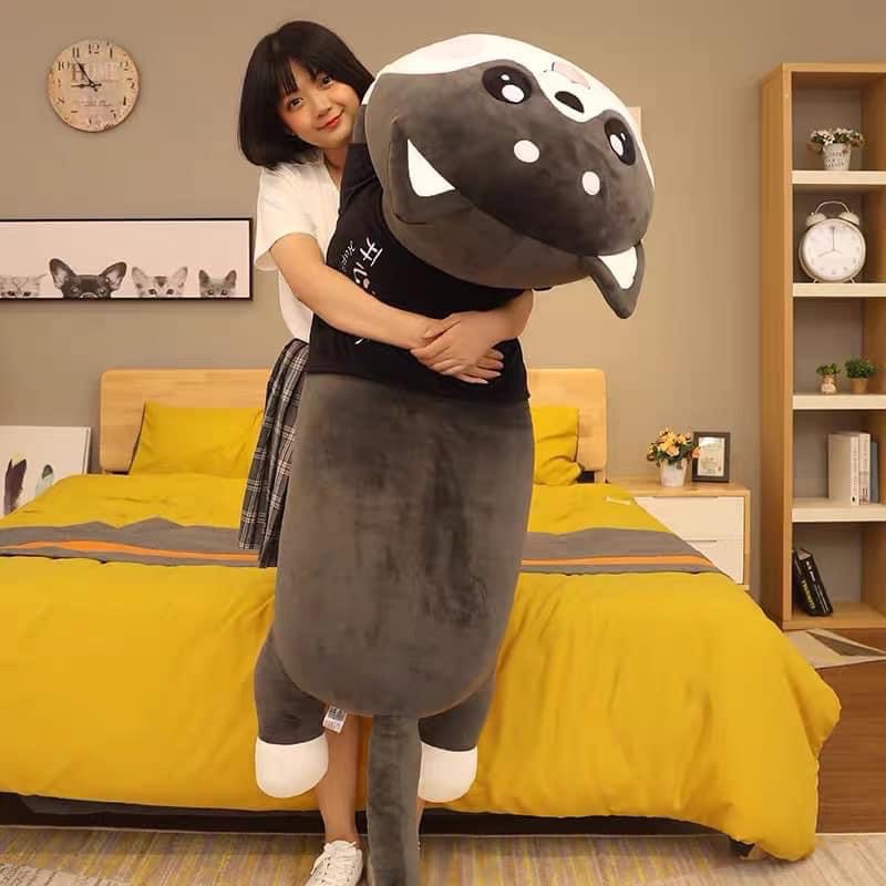 Gối ôm gấu bông cho bé khổng lồ hình mèo shiba