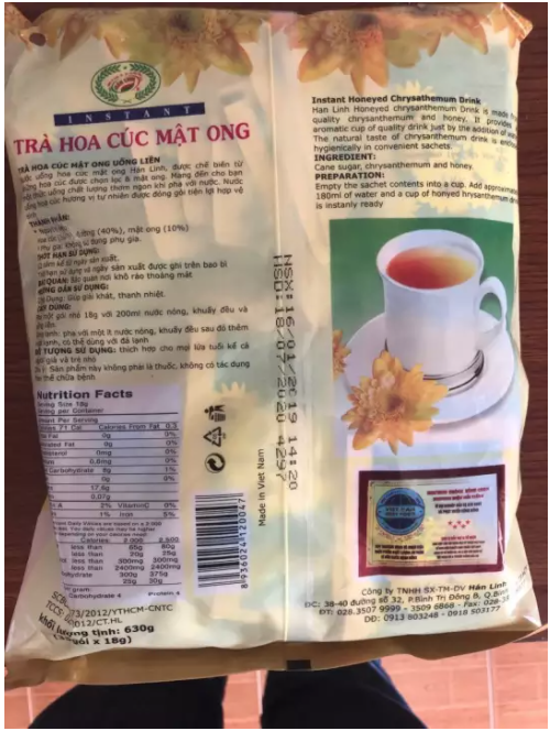 Trà Hoa Cúc Mật Ong Hoà Tan