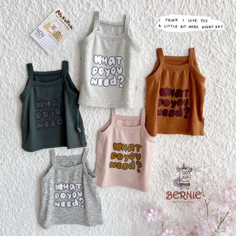 Áo 2 dây bernie siêu xinh cho bé