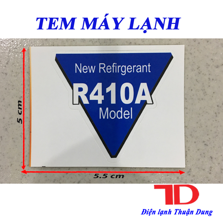 Combo 10 tem máy lạnh R410A