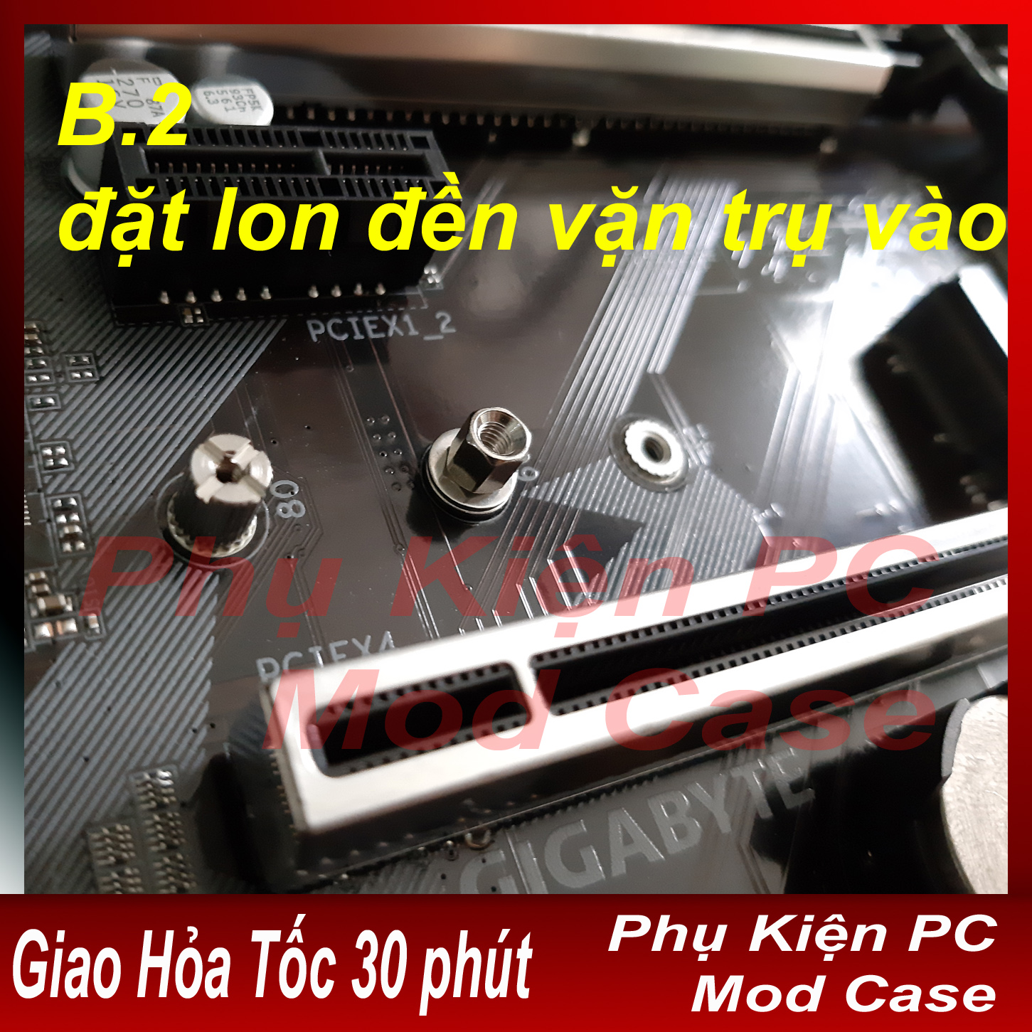 Ốc Trụ ssd M2 nvme trên main Gigabyte