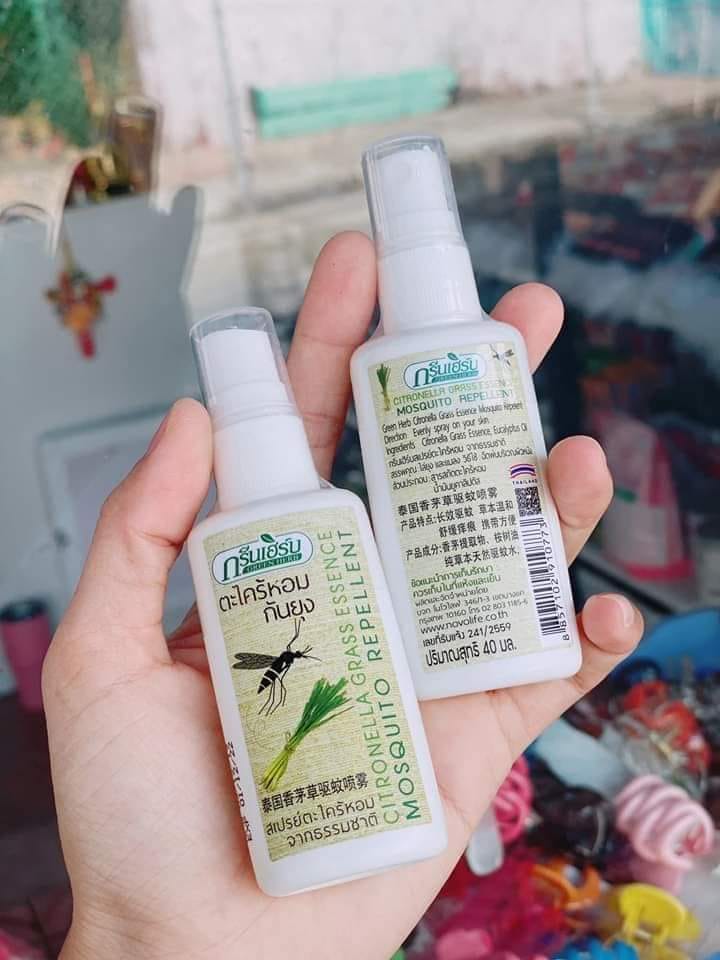 Xịt chống muỗi green herb thái lan