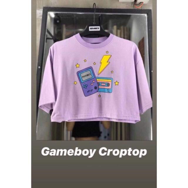 Áo croptop GAME BOY LDU0220