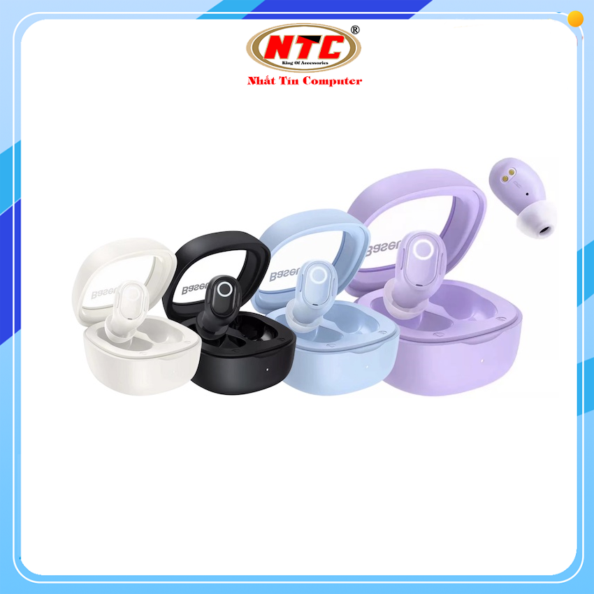 Tai nghe Bluetooth TWS Baseus Bowie WM02 V5.3, Pin 5H - Nhất Tín Computer