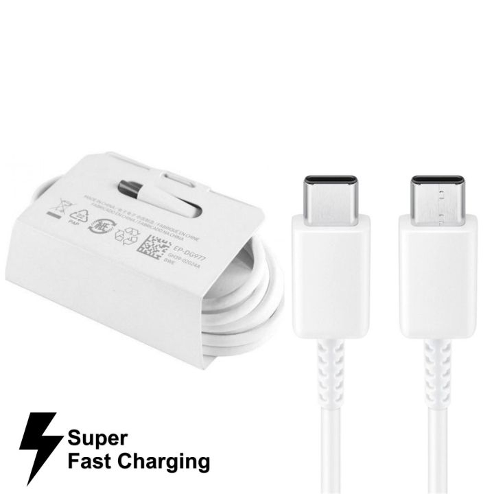 Bộ sạc SS sạc nhanh PD25W type C to type C dùng cho note 10 note 10 plus s20 s22