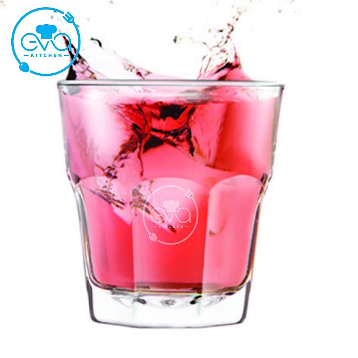 Bộ 6 ly thủy tinh 8 Góc Uống Trà Đá 280 Ml TVP-KH389