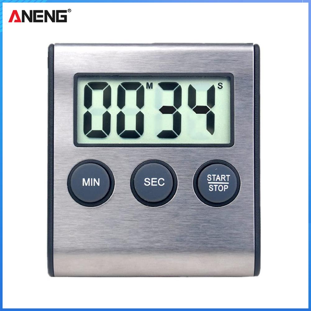 Kitchen Countdown LCD Digital Timer Cooking Alarm Reminder Magnet Clock
