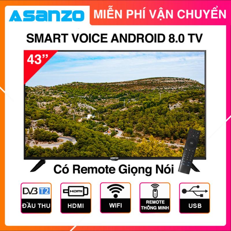 Bảng giá Smart Voice Tivi Asanzo 43 inch Full HD - Model 43SL53 (Android 8.0, HD Ready, Tìm Kiếm Giọng Nói, Kết Nối Điện Thoại, Khắc Phục Lỗi Youtube) - Bảo Hành 2 Năm