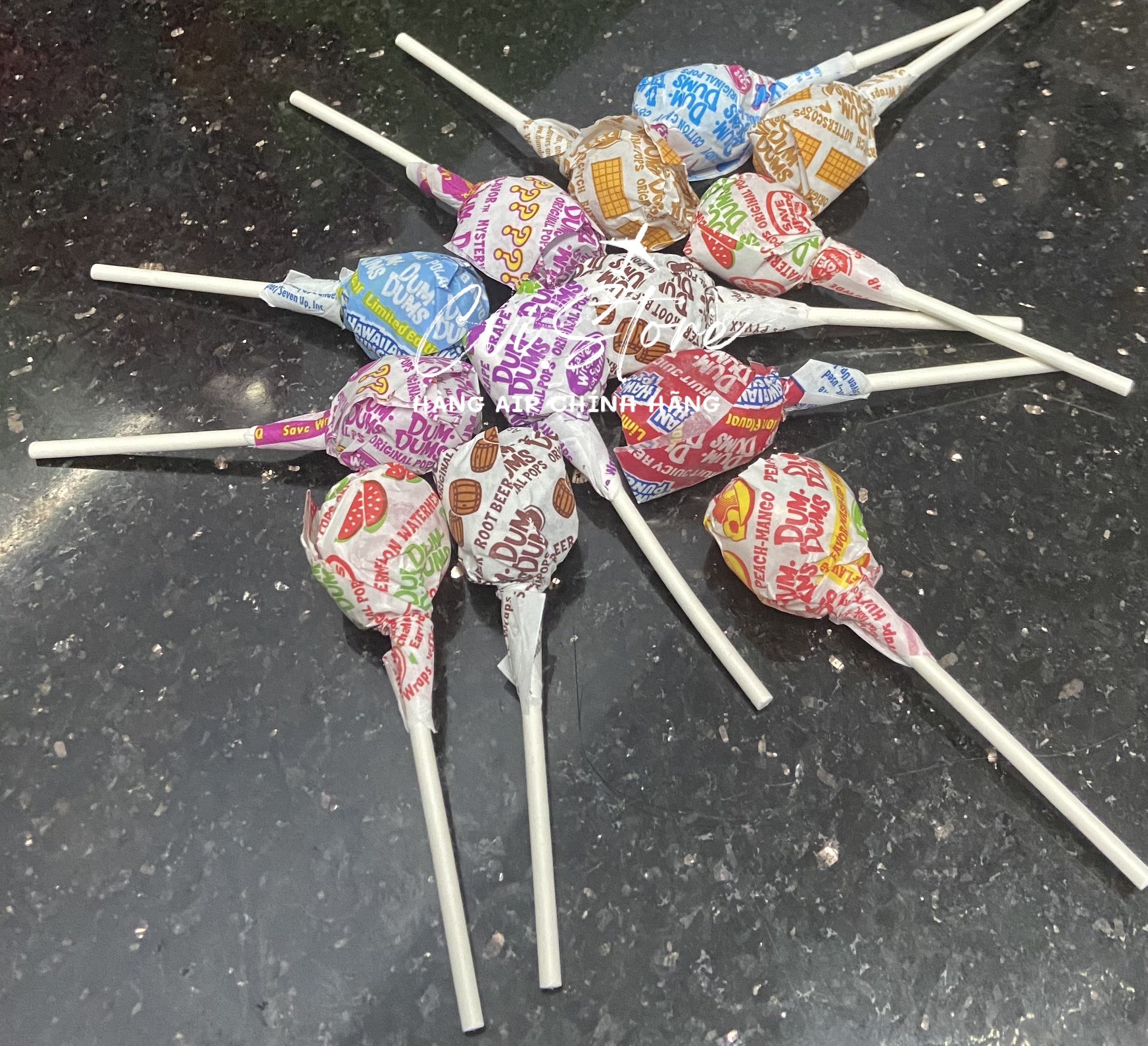 Kẹo Mút Dum Dums Original Pops – Bịch 21 Que -Cvi Hàng Mỹ