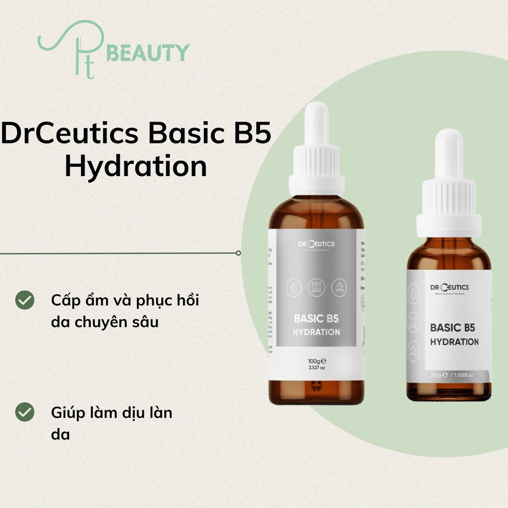 Serum DrCeutics Basic B5 Hydration Cấp Ẩm Và Phục Hồi Da