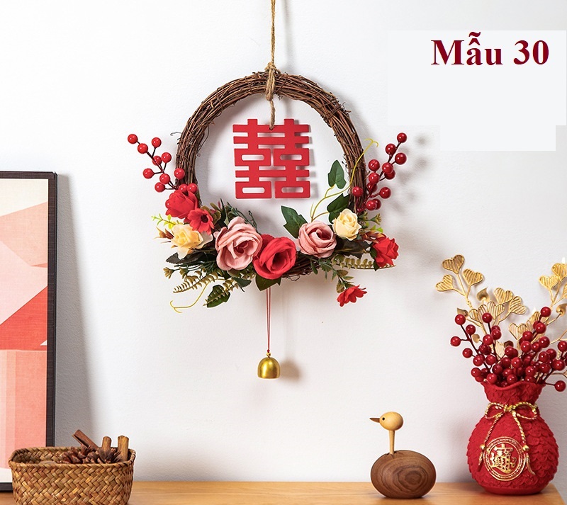 Set trang trí cửa phòng cưới, phòng tân hôn