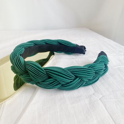 Cài tóc - Băng đô dạng mấn bính sọc xếp li (Nhiều màu) - Khoen Store