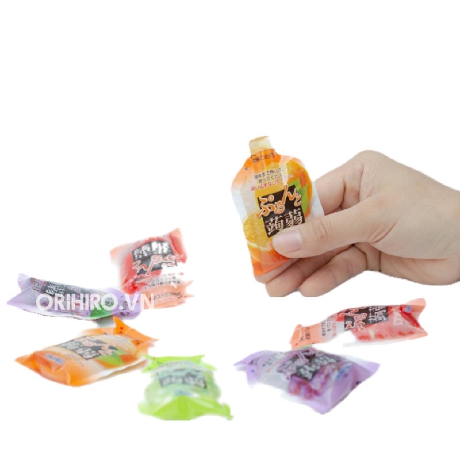 Thạch trái cây Orihiro Nhật Bản - gói 12 cái