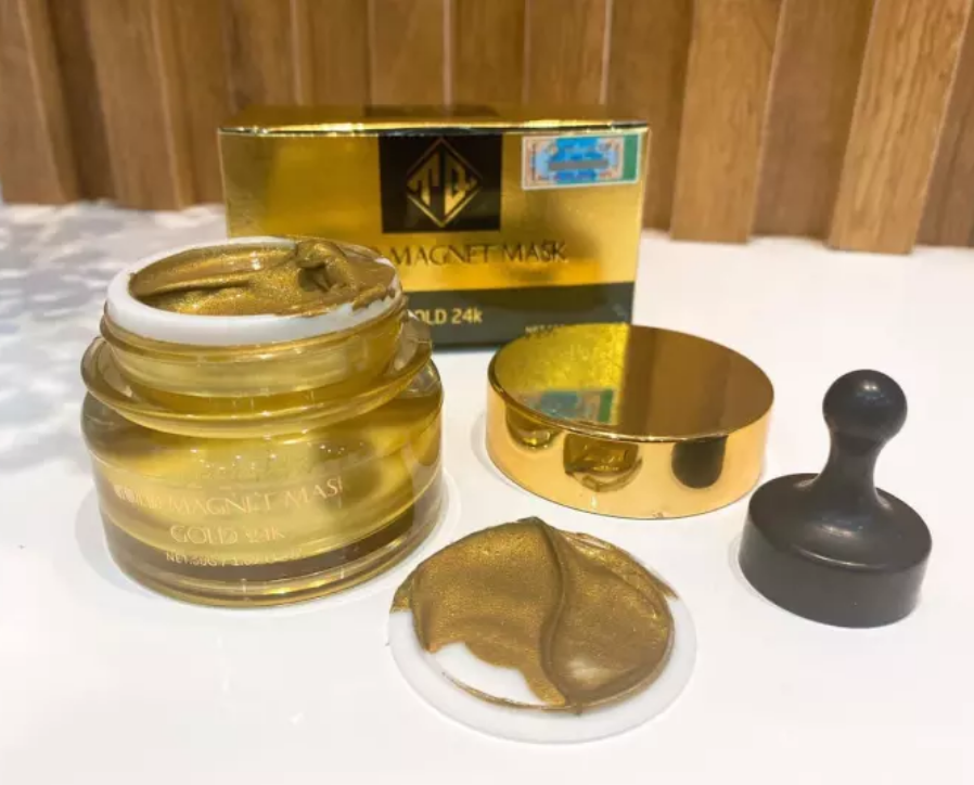 Mặt nạ từ tính nam châm vàng 24k