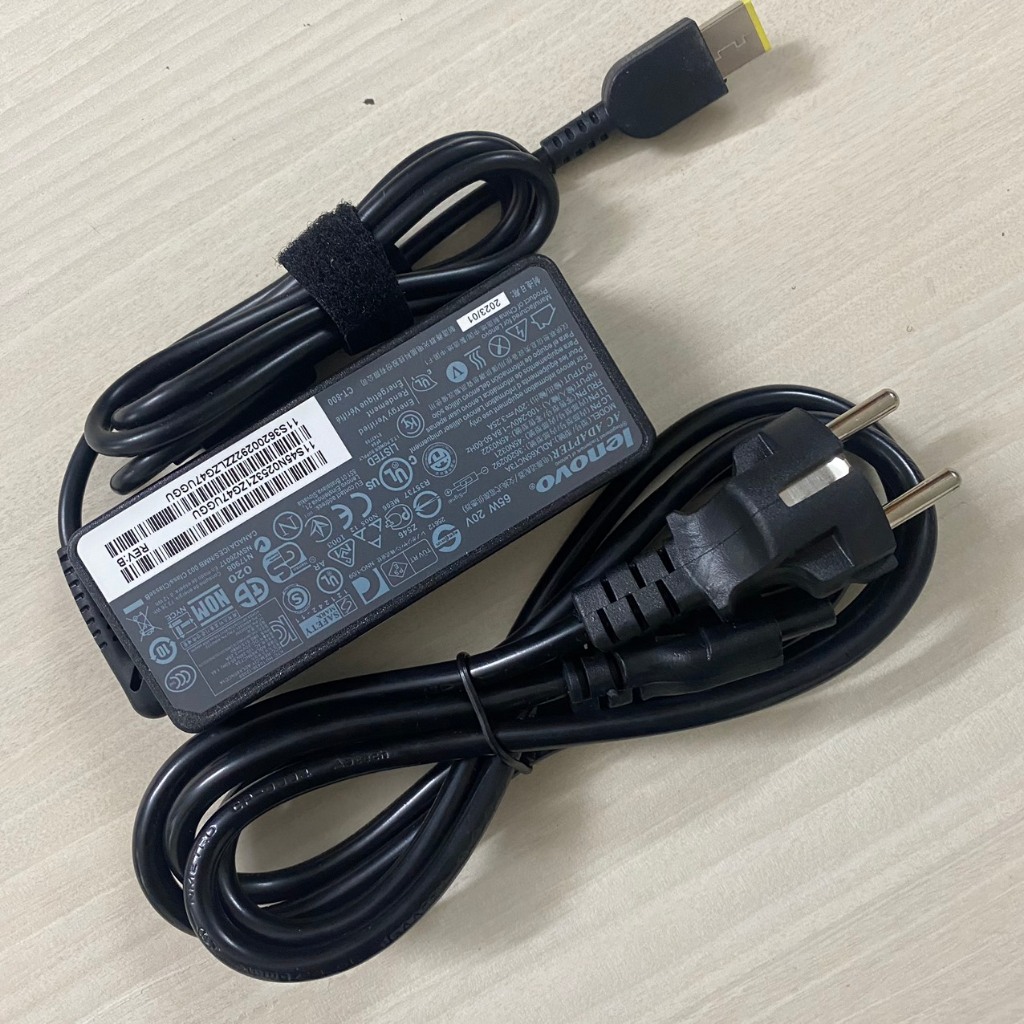 Sạc zin laptop lenovo, sạc đầu vuông 3.25A 20V 65W ThinkPad E431 E440 E450 E531 E540 E550 E555 E560 T430 T440 T440S