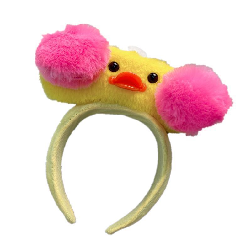 Băng Đô Cài Tóc Chú Vịt Má Hồng Siêu Cute