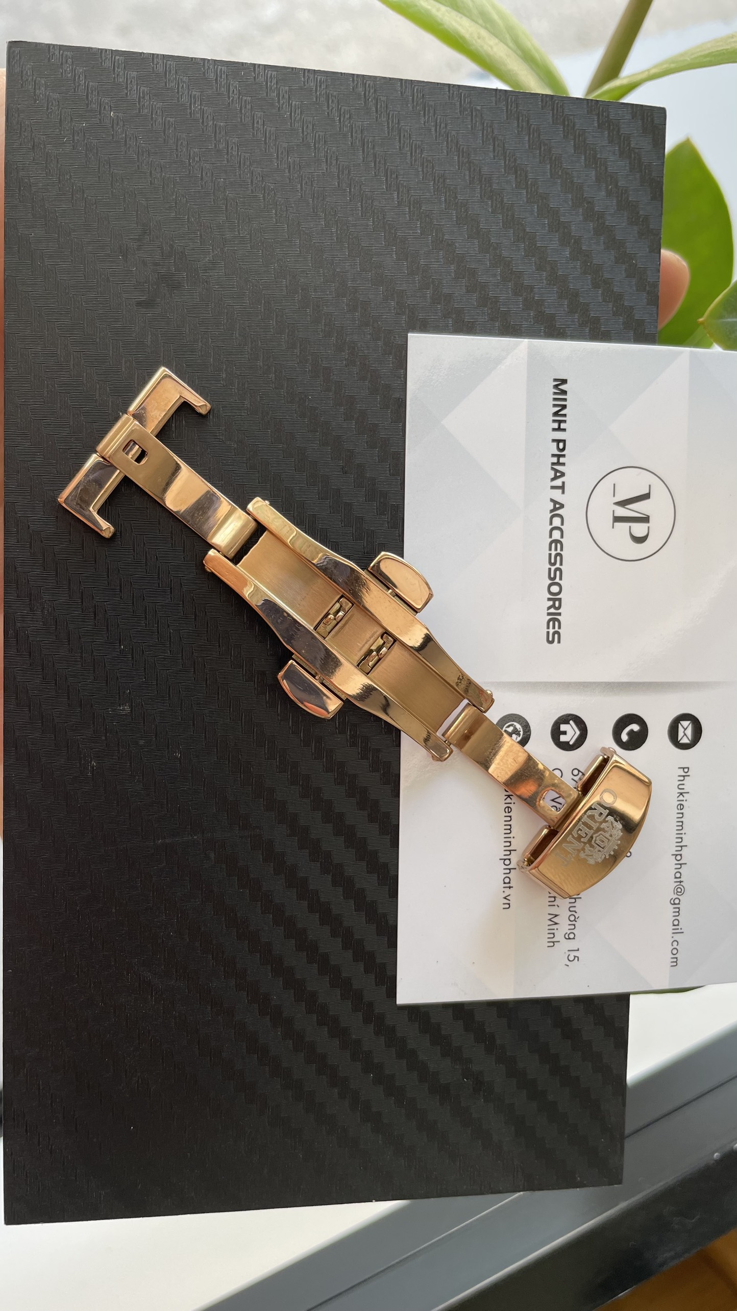 [Ảnh Thật] Khóa Bướm Khắc Orient Tặng Tool Thay Khóa Và Chốt