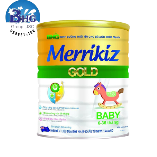 Sữa Merrikiz Gold Baby 900g