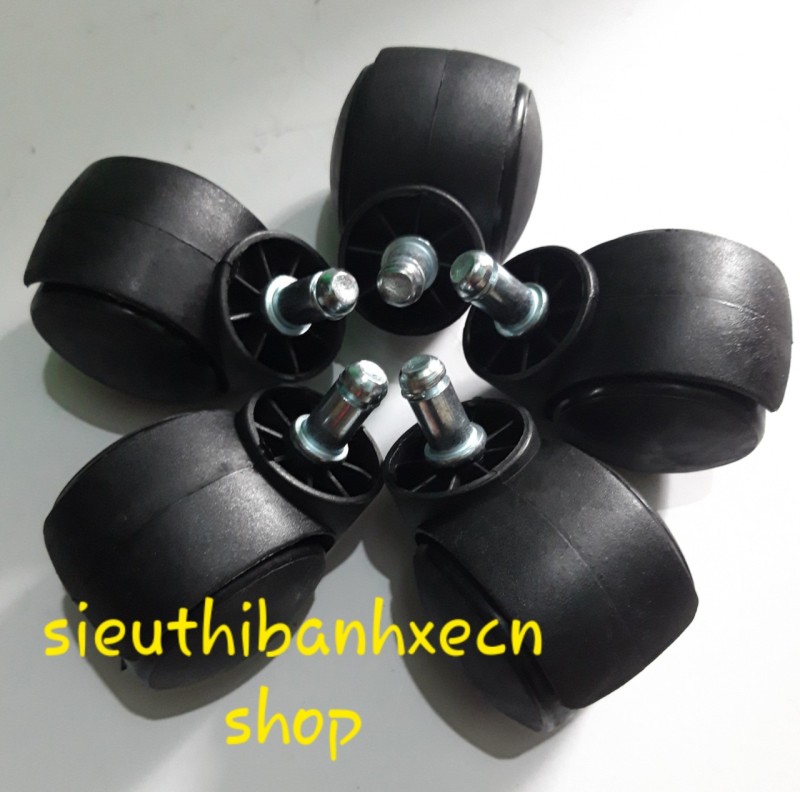 Combo 5 cái Bánh xe ghế xoay văn phòng giá rẻ