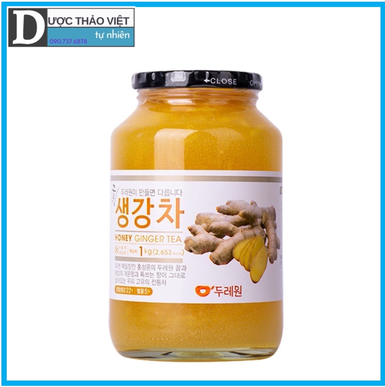 Trà Mật Ong Gừng Dooraewon hàn Quốc (1kg).