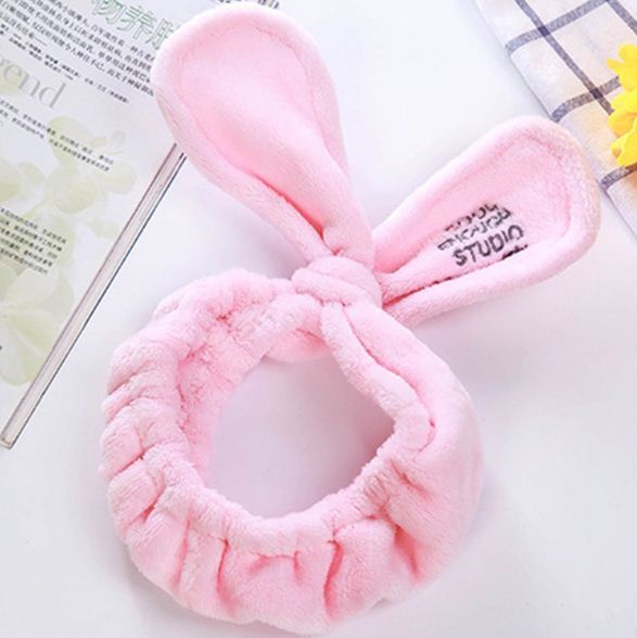 Băng đô cài tóc rửa mặt make up cực xinh (trắng)