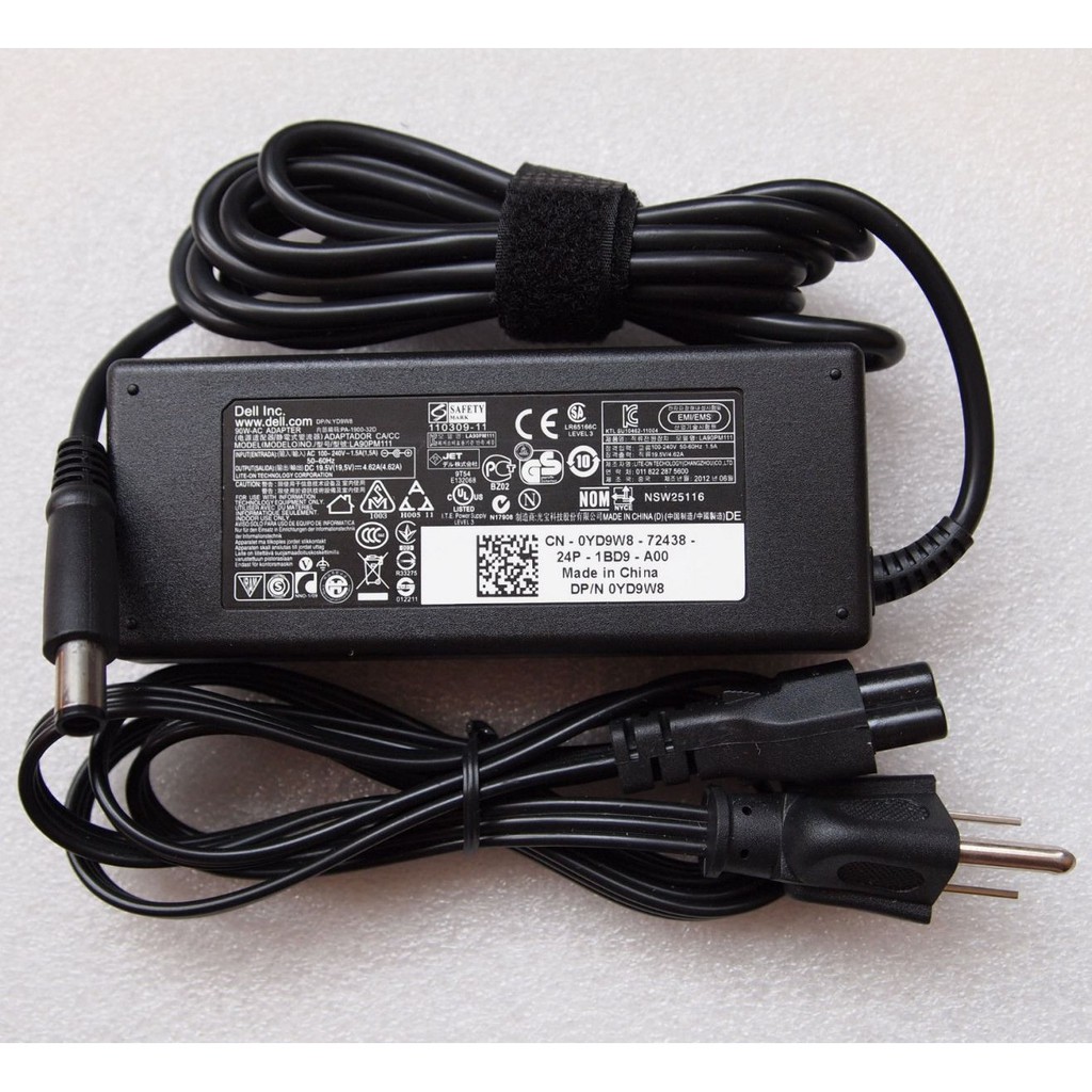 Sạc laptop dell latitude e7270 e7470 e7240 e7440 4.62a 90w bh 12 tháng zin