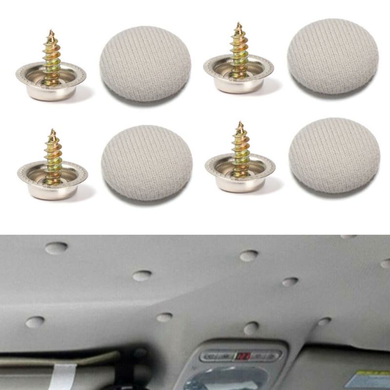 Set 10 đinh bọc vải gắn trần xe hơi - Đinh vít cố định vải trần cho ô tô