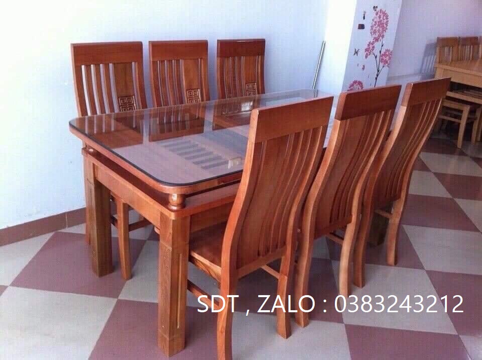 bàn ăn gỗ xoan đào