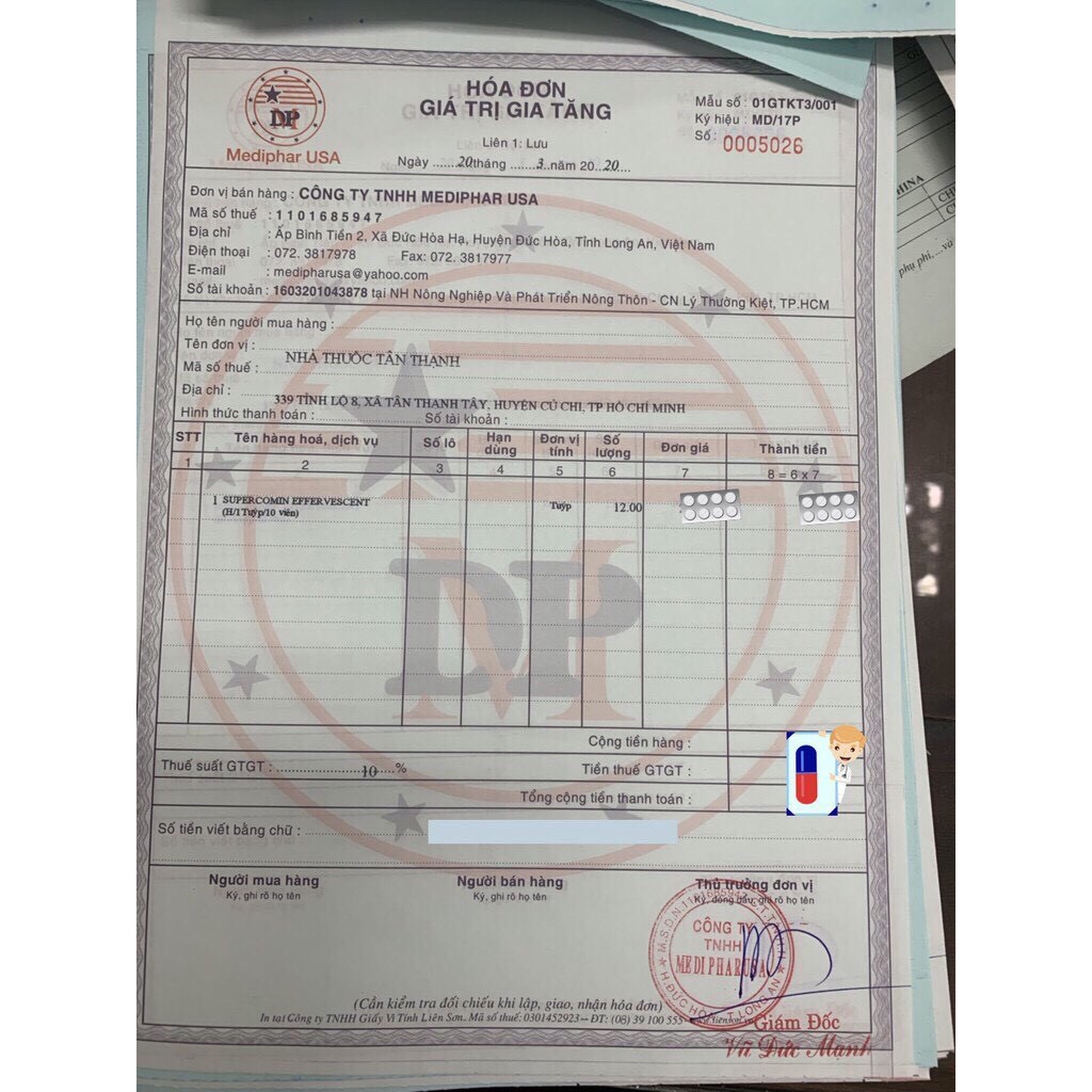 Super COMIN (vitamin và khoáng chất)