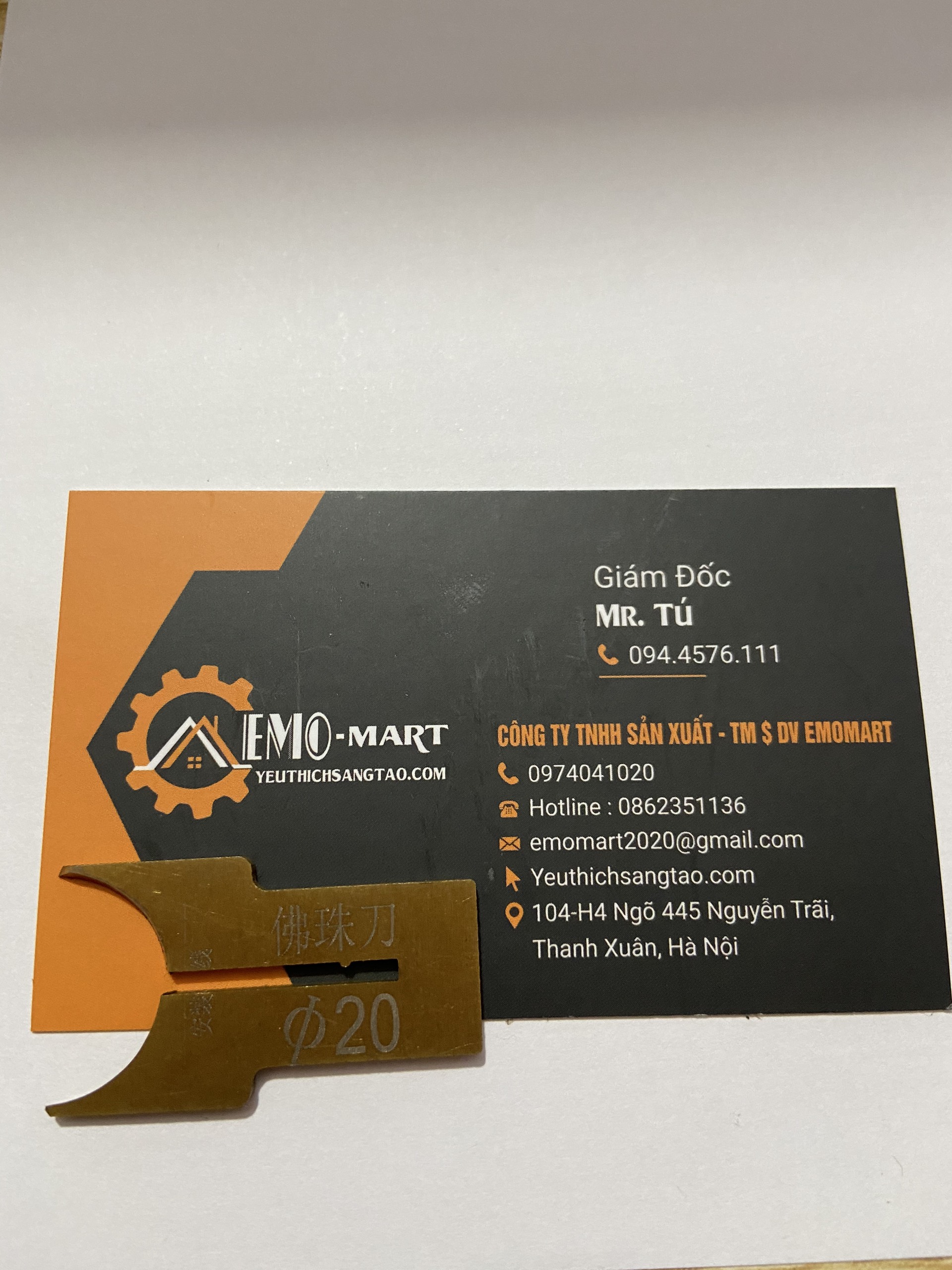 Mũi khoan tạo hạt chuỗi V2- Lưỡi cắt hạt 20mm