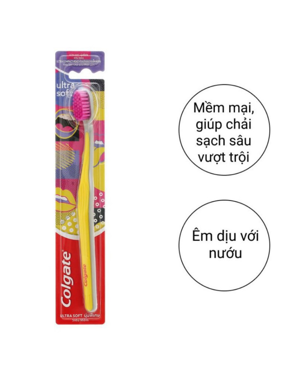 Bàn chải đánh răng Colgate Ultra Soft siêu mềm