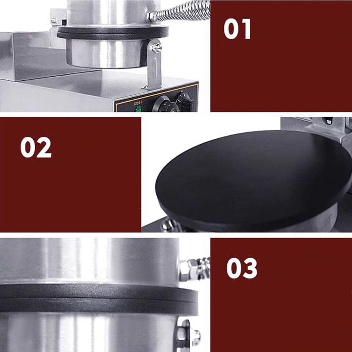 Máy Làm Bánh Ốc Quế 2 Mặt Trơn