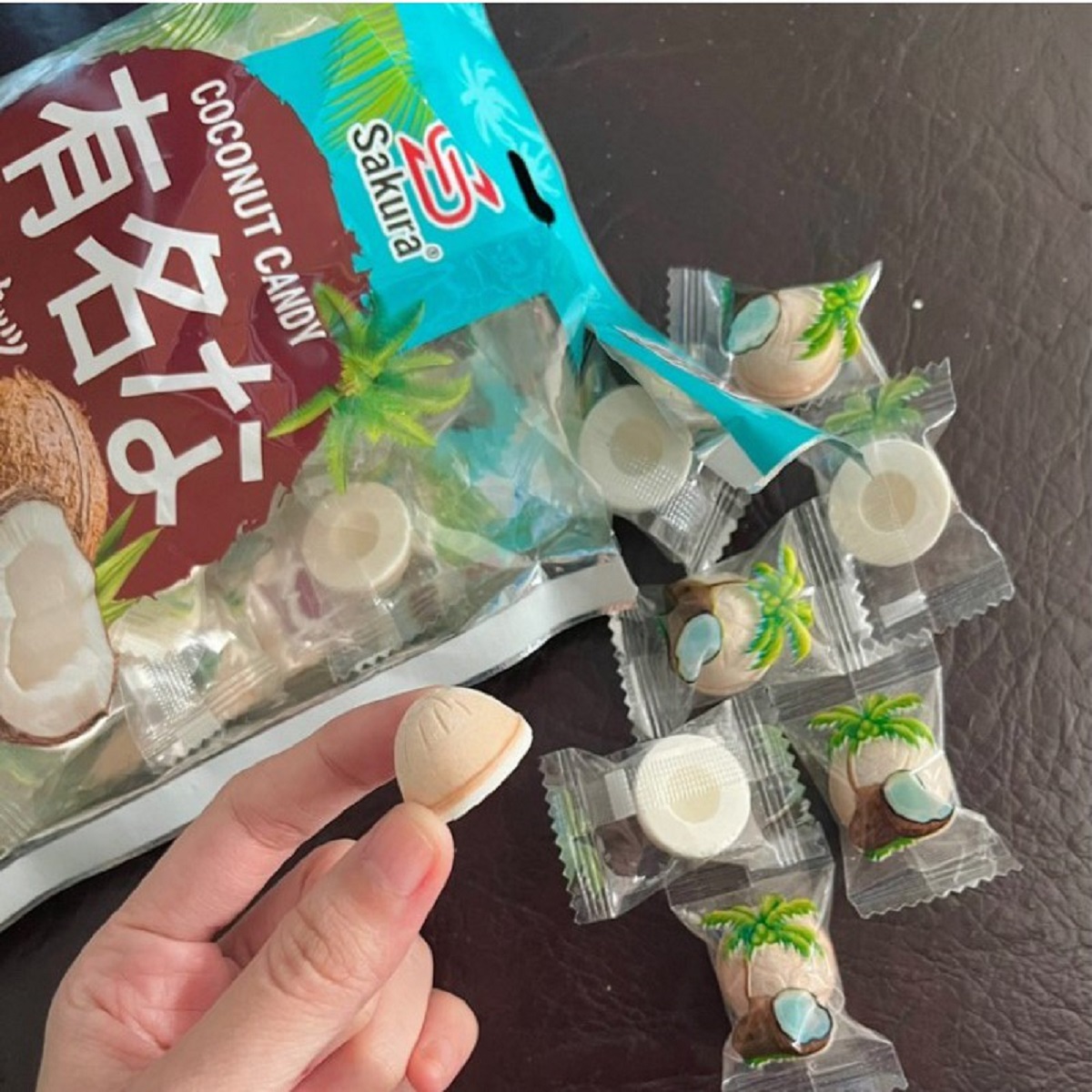Kẹo Dừa Giòn Sakura Nhật Bản [200g] [SIÊU NGON] [HOT HIT]