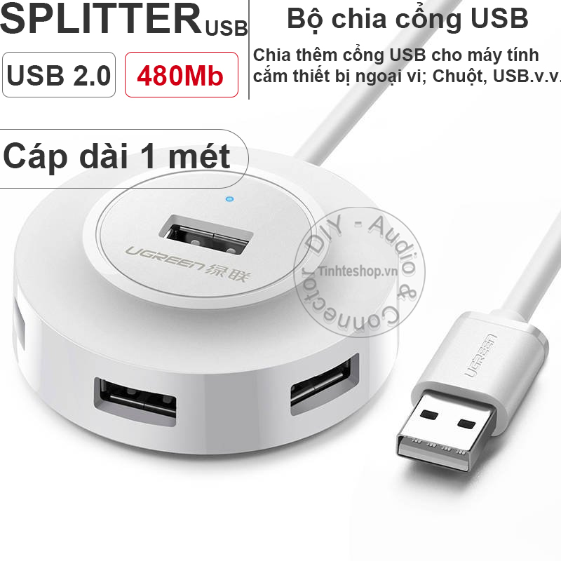 Ugreen cr106 20270 4-port usb 2.0 hub