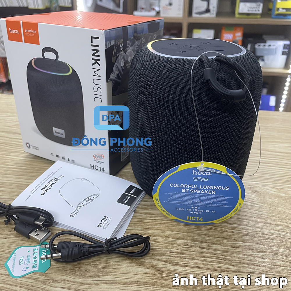 Loa Bluetooth Hoco HC14 True Wireless Stereo Chính Hãng