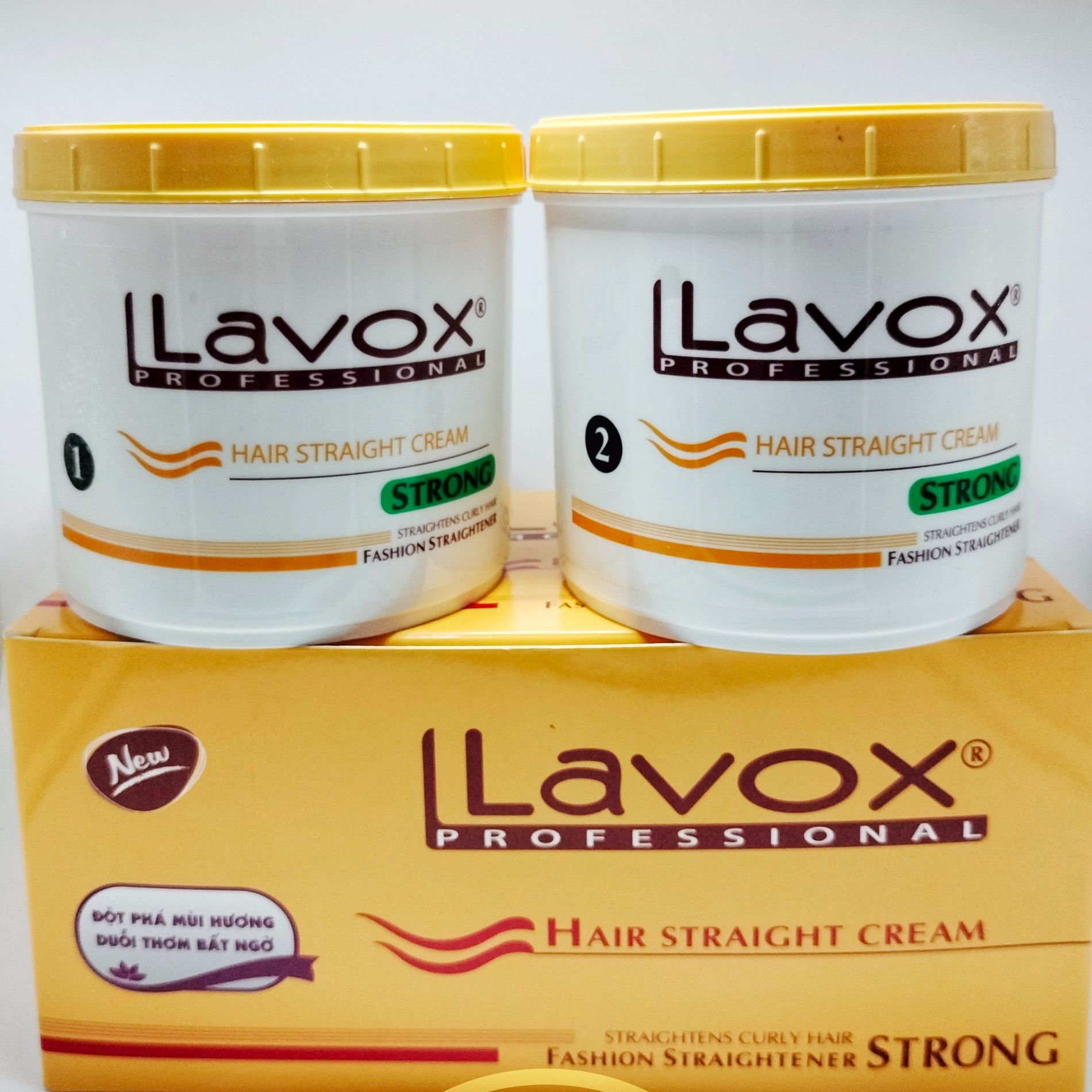 Thuốc duỗi tóc lavox cam 1000ml