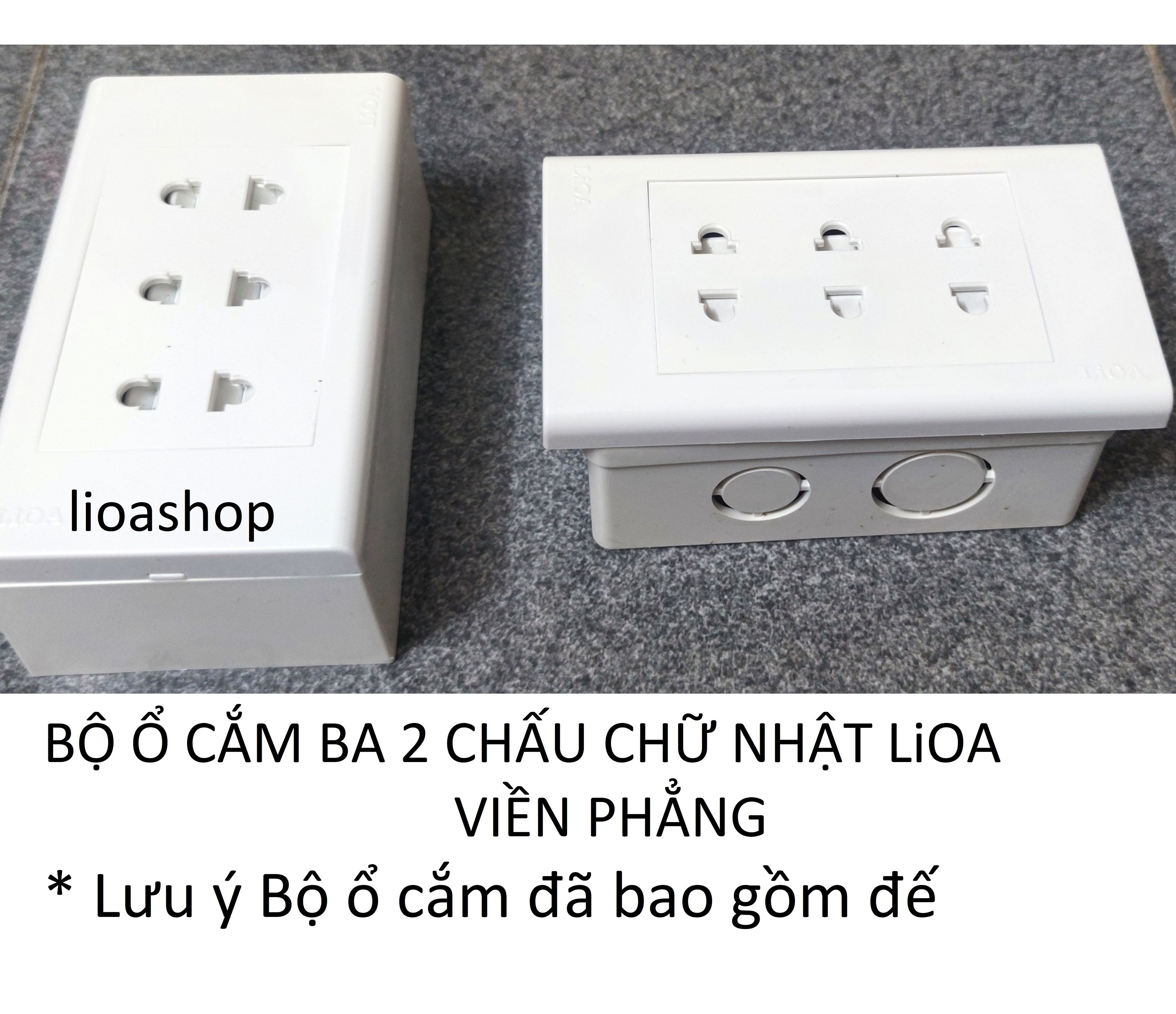 Ổ BA 2 CHẤU LiOA