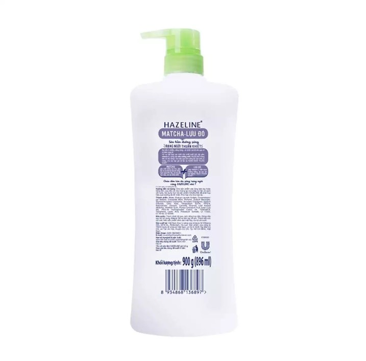 Sữa tắm sáng da Hazeline 670g tặng 1 đôi dép