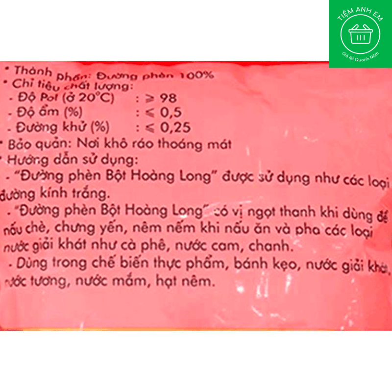 Đường phèn bột Hoàng Long gói 500g