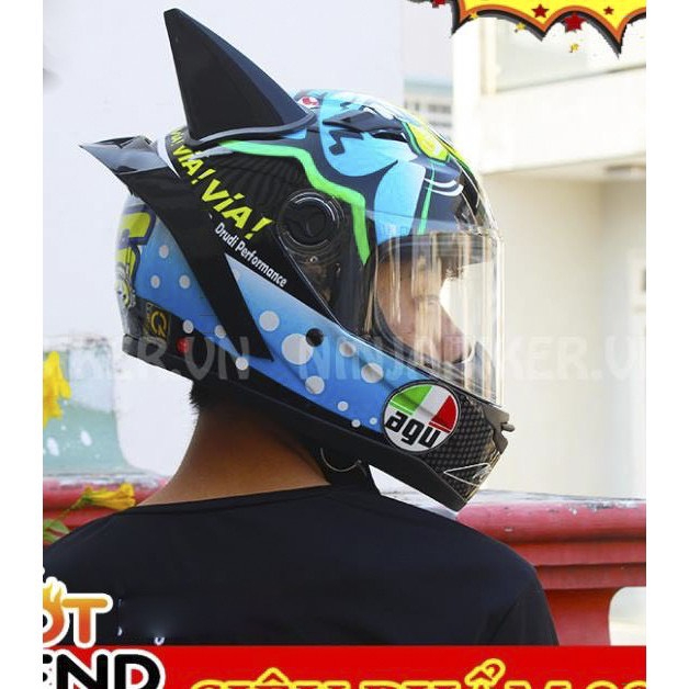 Sừng batman gắn mũ bảo hiểm cute